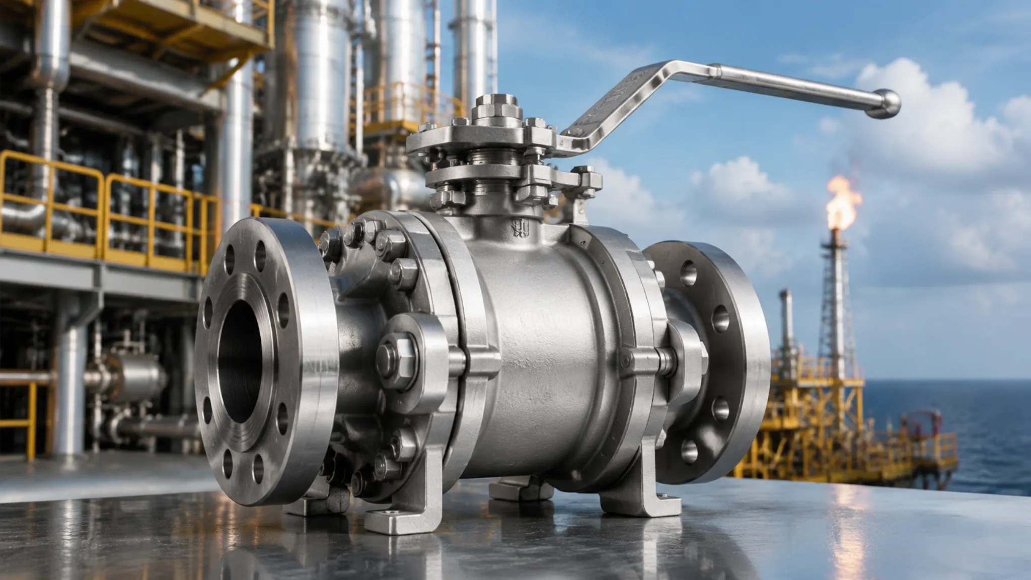 Duplex Stainless Steel Trunnion Ball Valve | NACE MR0175, Corrosive Service, High Pressure