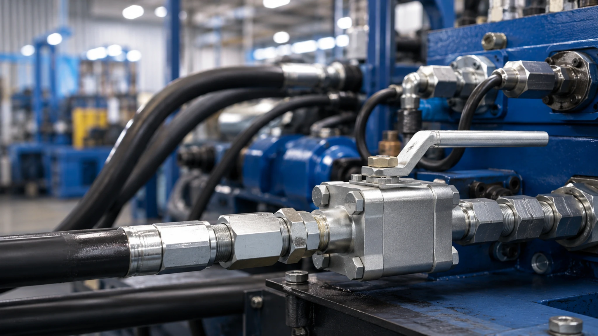 Heavy Duty Small Port Hydraulic Fittings | Carbon Steel, High Pressure, Zinc Plated