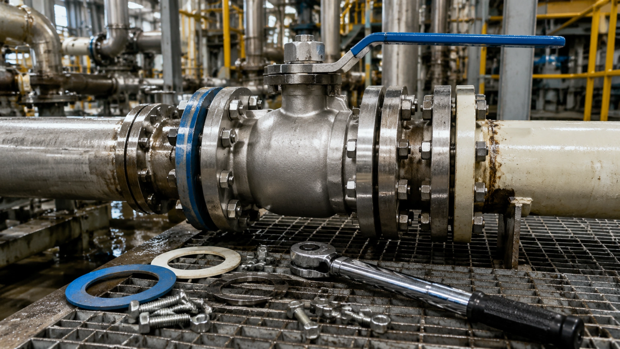 What Is a Flanged Ball Valve 丨 Flange Types, Gasket Selection, and Bolt Torquing That Prevents Leaks