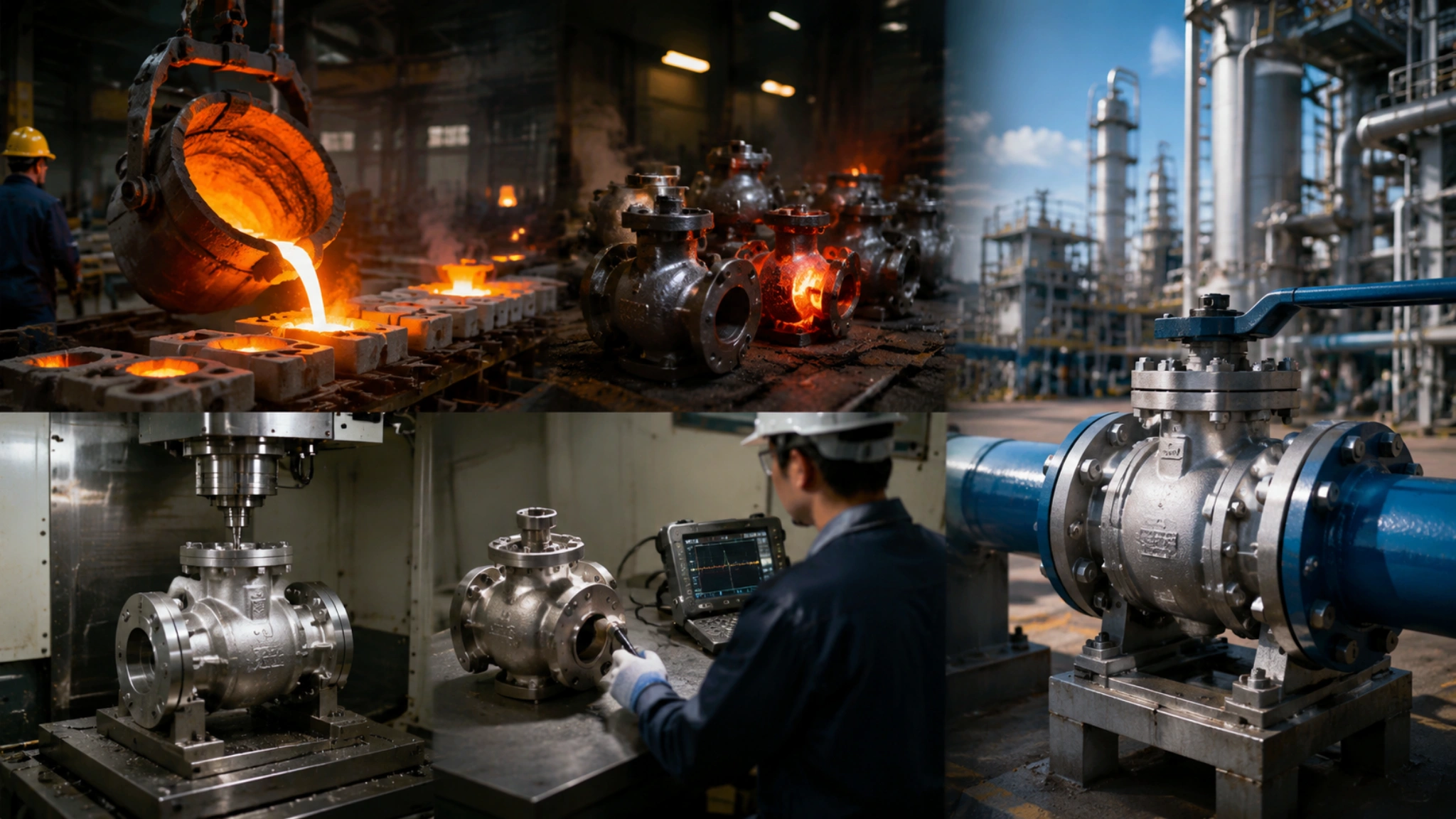 What Is a Casting Ball Valve 丨 How Castings Are Made, Inspected, and When They Are the Right Choice