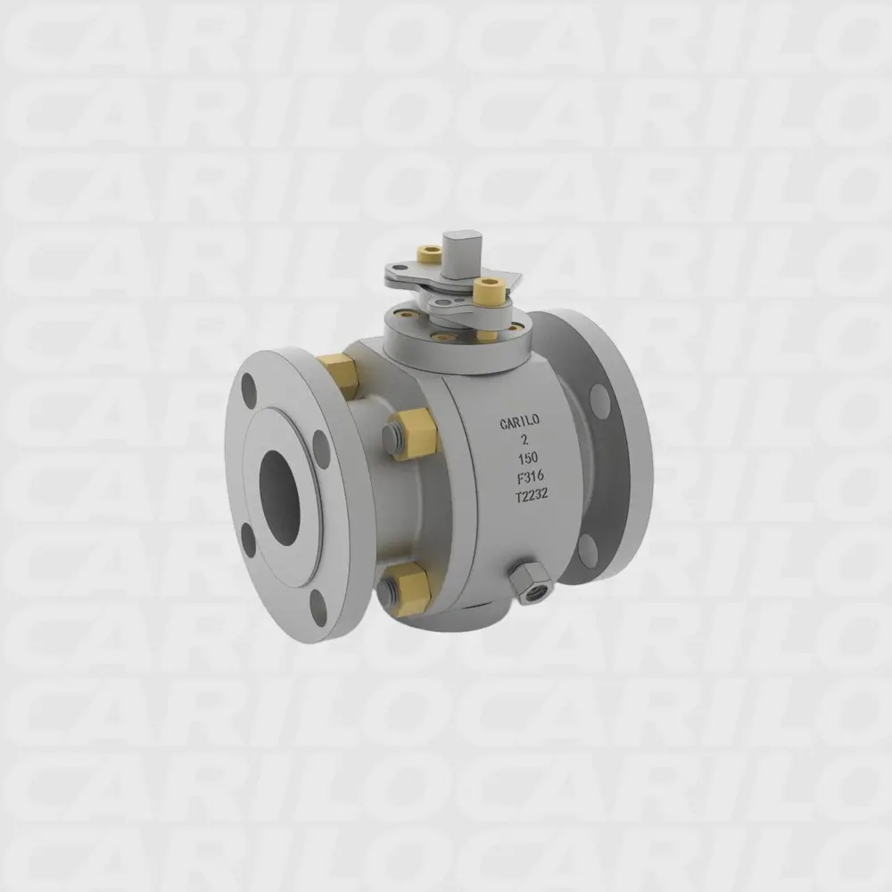 CARILO forged soft seated trunnion ball valve