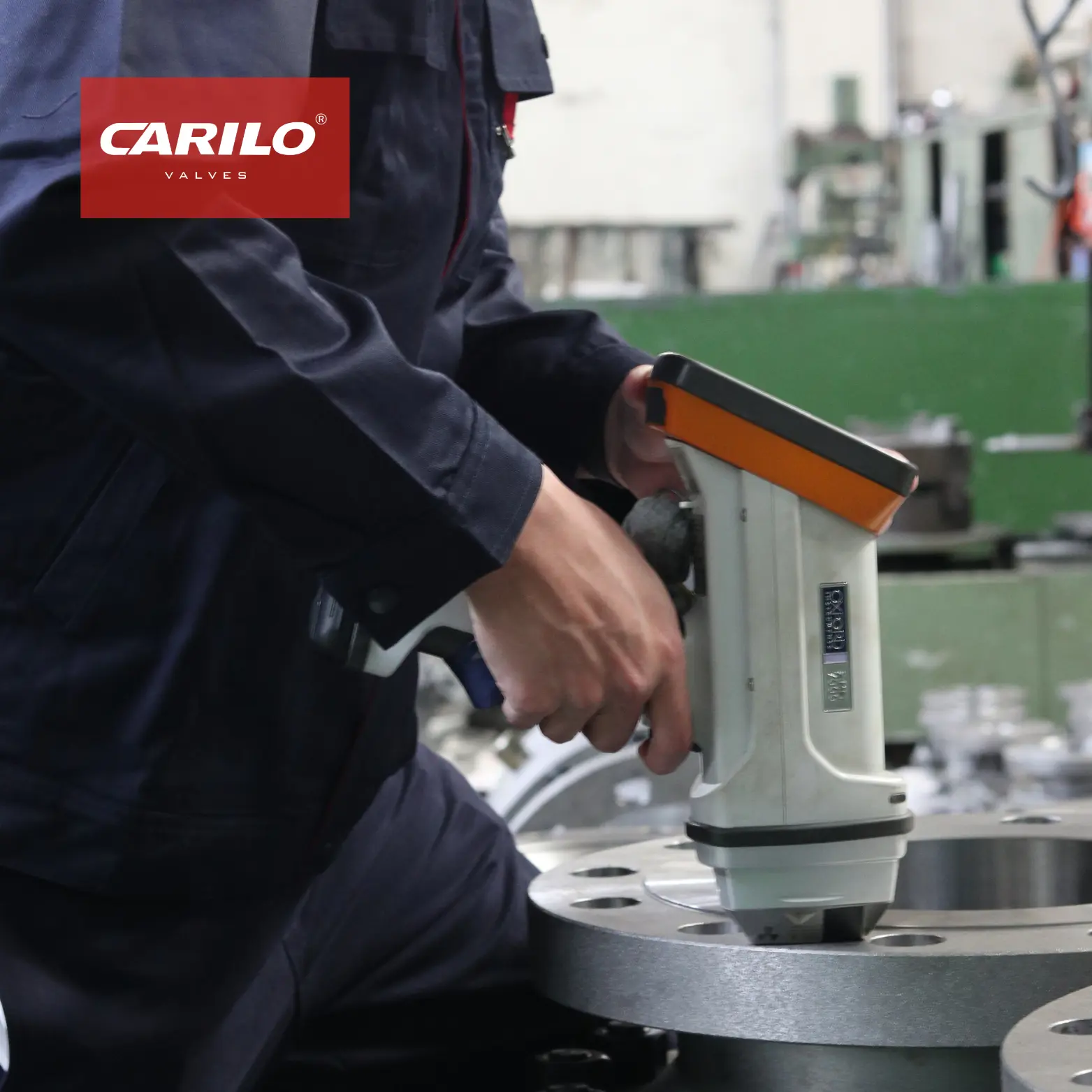 Non-destructive examination of valve components in the lab