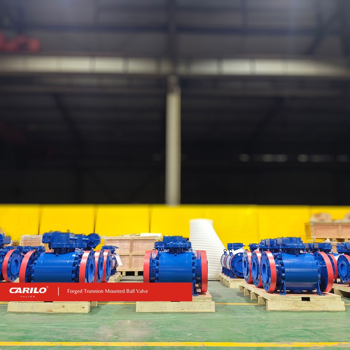 Forged Trunnion Mounted Ball Valves Ready for Dual Overseas Oil & Gas Projects