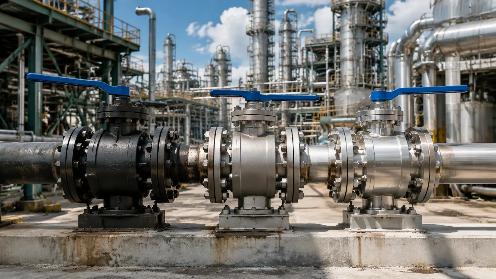 Carbon Steel vs Stainless Steel vs Duplex Ball Valves | Material Cost and Performance Trade-Off