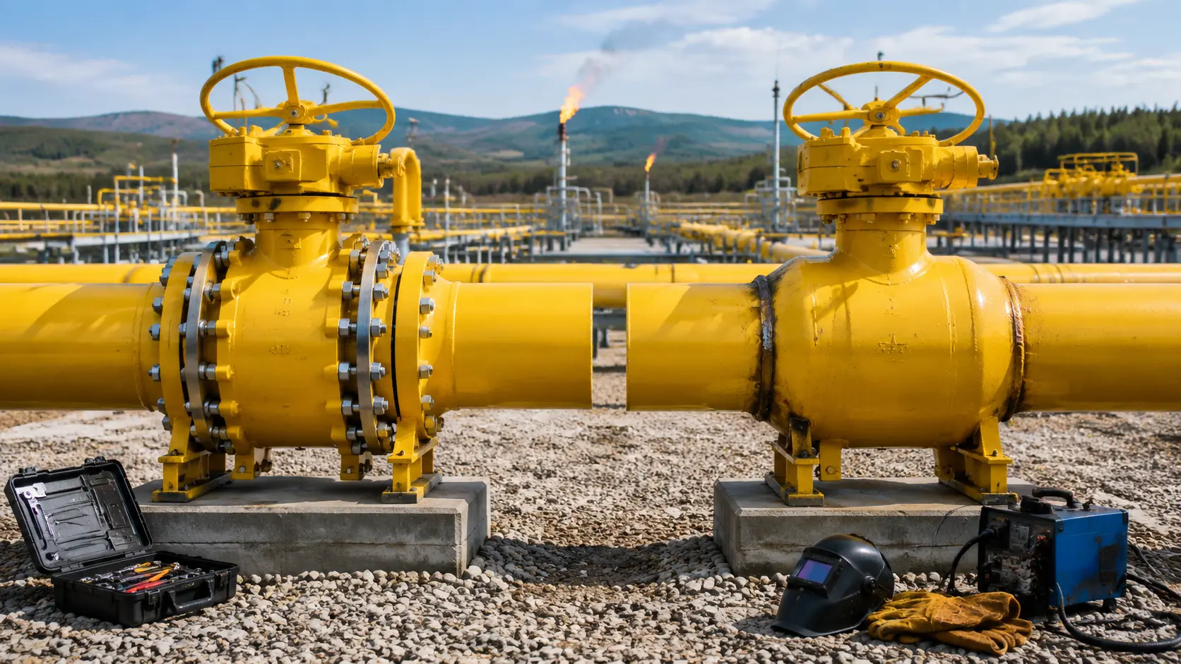 Split Body vs Welded Body Ball Valve for Natural Gas Transmission | Pressure Integrity and Repair Comparison
