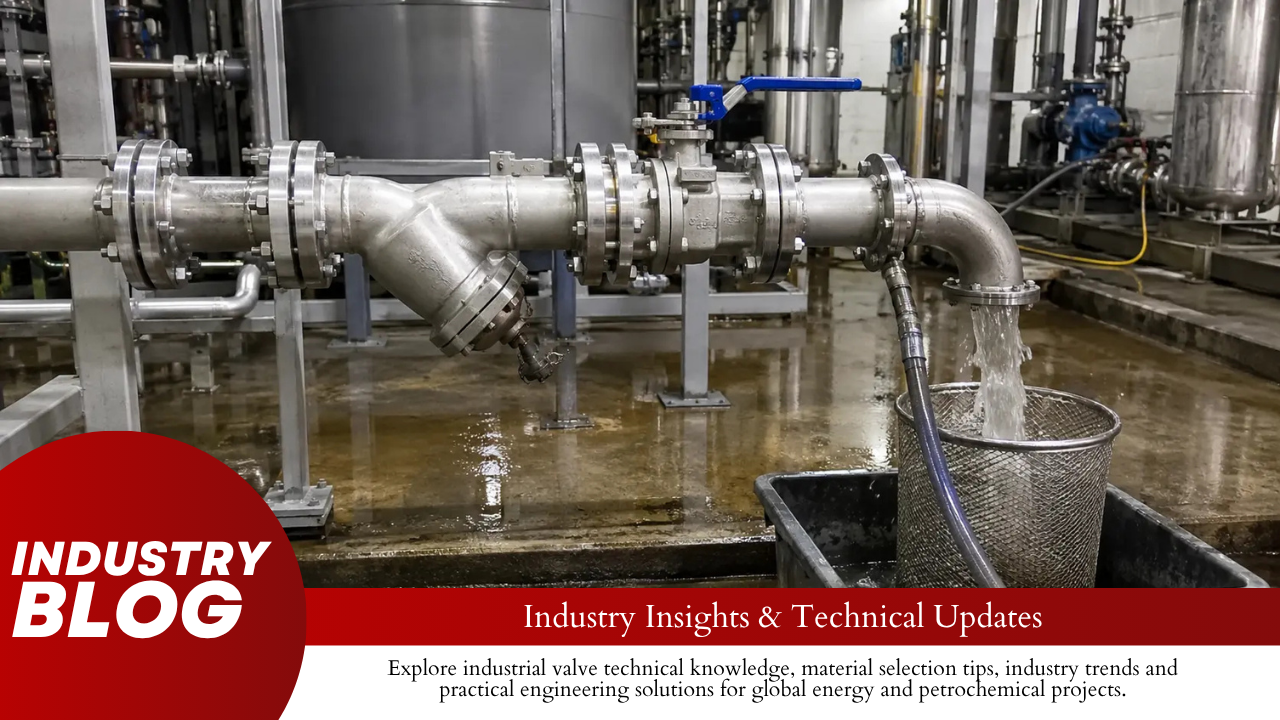 How to Flush a Pipeline Without Damaging Ball Valve Seats | Temporary Strainers, Valve Position, Debris Control